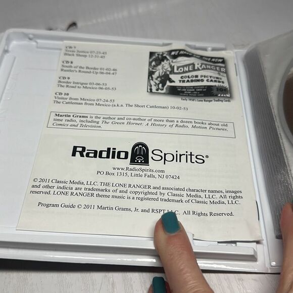 The Lone Ranger South of the Border 10 CD Box Set 2011 Classic Radio Western - Picture 3 of 9